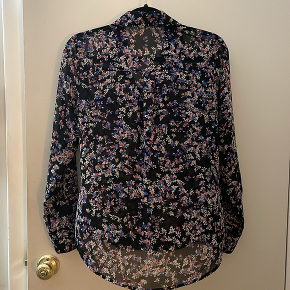 Express Portofino Women’s Small Black with Multicolored Flowers - Picture 3 of 3